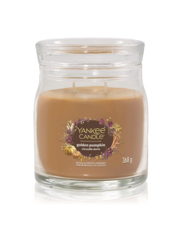 Yankee Candle Golden Pumpkin ароматна свещ Signature 368 гр.