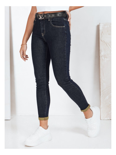 Дамски тесни дънки, цвят гранат