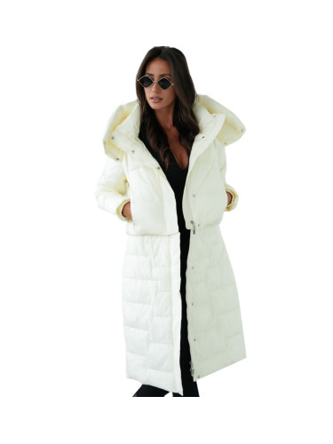 Pri Quilted 2-in-1 Insulated coat Can be worn as a jacket