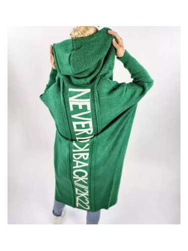 Pri Long cardigan sweater with wool NEVER LOOK BACK