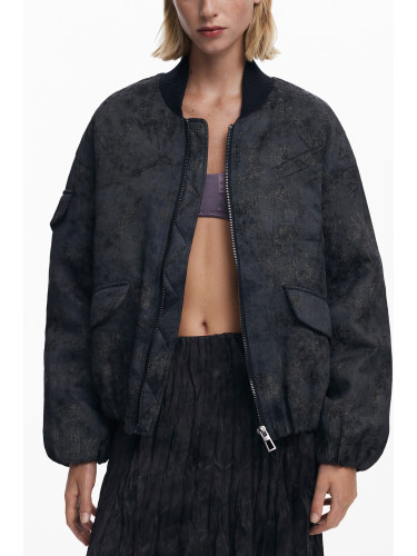 Дамско черно бомбър яке Desigual