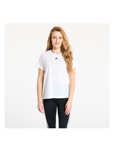 Тениска adidas AEROREADY Train Essentials Minimal Branding Crewneck T-Shirt White/ Crystal White/ Crystal White L