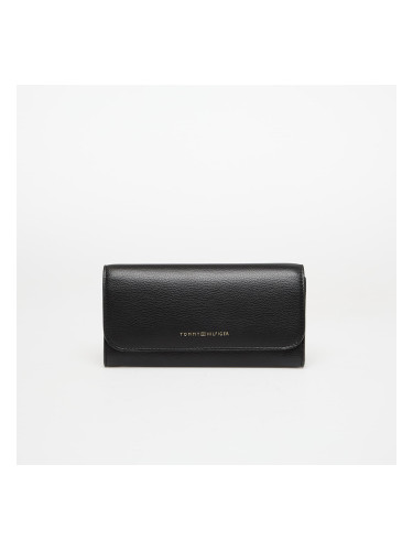 Портфейл Tommy Hilfiger Flag Large Flap Wallet Black Universal