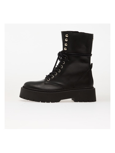 Сникърси Steve Madden Skywen Black Leather EUR 37
