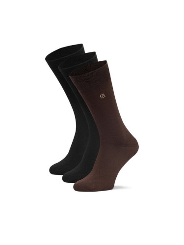 Gino Rossi Дълги чорапи CEO_AS_GR_01_W_AW25 (3-pack). Черен