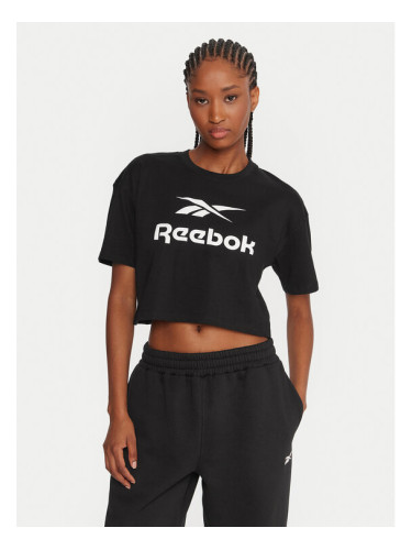 Reebok Тишърт RK25319CCW Черен Regular Fit