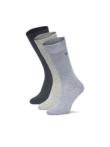 Gino Rossi Дълги чорапи CEO_AS_GR_01_W_AW25 (3-pack). Сив