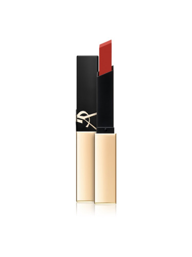 Yves Saint Laurent Rouge Pur Couture The Slim тънко матиращо червило с кожен ефект цвят 32 2.2 гр.