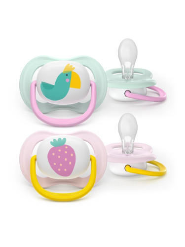 Philips Avent Ultra Air SCF080/24 0-6 m биберон Girl 2 бр.