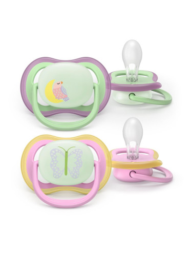 Philips Avent Ultra Air Day&Night SCF376/29 6-18m биберон Girl 2 бр.