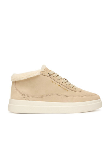 Tommy Hilfiger Сникърси Modern Court Sneaker Mc Wl FW0FW09000 Бежов