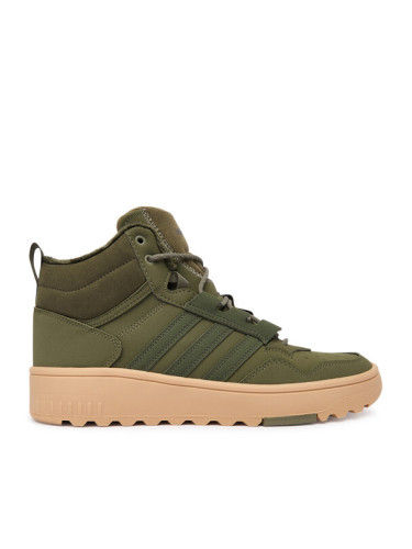 adidas Сникърси Hoops 4.0 Mid JQ5363 Каки