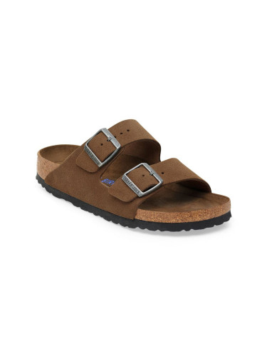 Birkenstock Arizona Soft Footbed Suede Leather Regular Fit Unisex - Сандали Birkenstock - Кафяв - 1030863-5 - Size: 5