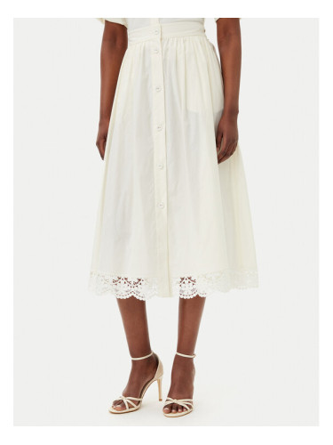 TWINSET Пола тип трапец 251TT2095 Екрю Regular Fit