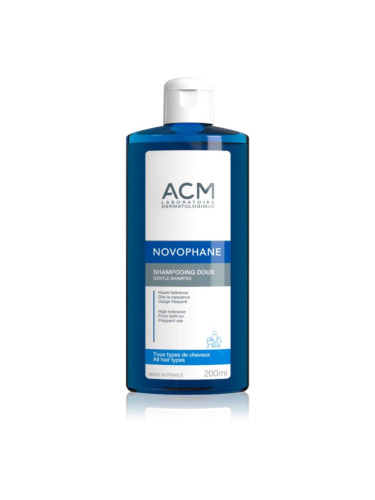 ACM Novophane Gentle Shampoo изключително нежен шампоан за всички видове коса 200 мл.