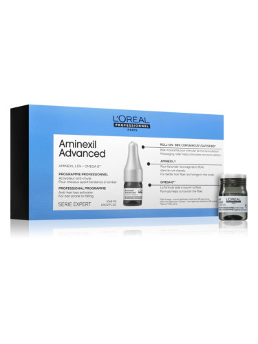 L’Oréal Professionnel Serie Expert Aminexil Advanced ампули за растеж на косата и укрепване от корените 10x6 мл.