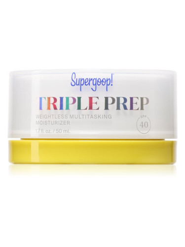 Supergoop! Triple Prep хидратиращ крем SPF 40 50 мл.