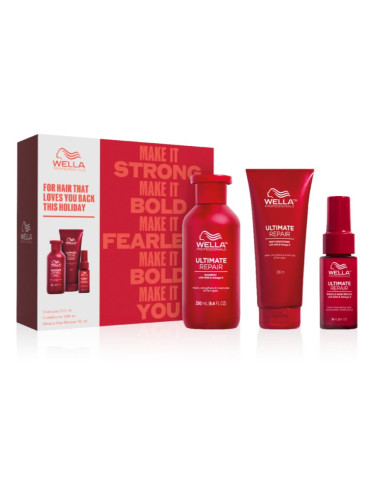 Wella Professionals Ultimate Repair Set подаръчен комплект за увредена и боядисана коса