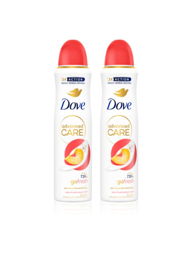Dove Advanced Care Peach & White Blossom дезодорант спрей