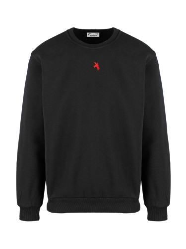 Pri Men's warm sweatshirt with ozodbone embroidery