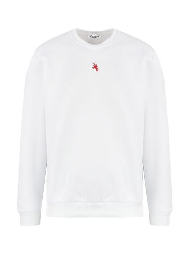 Pri Men's warm sweatshirt with ozodbone embroidery