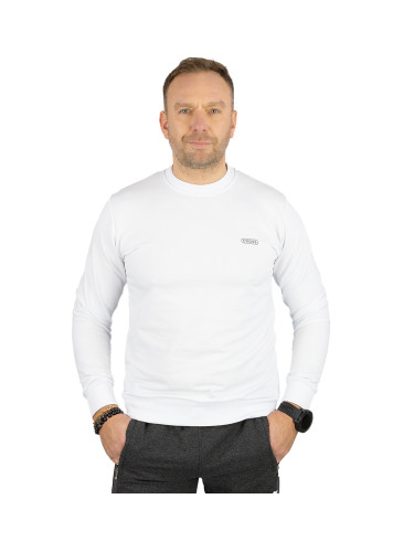 Pri Men's hoodless sports sweatshirt with small reflector