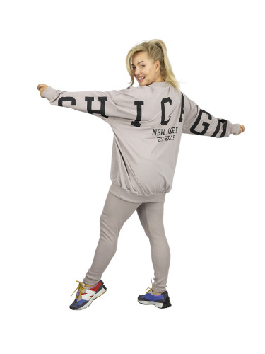 Pri Women's tracksuit loose sweatshirt + ribbed leggings CHICAGO