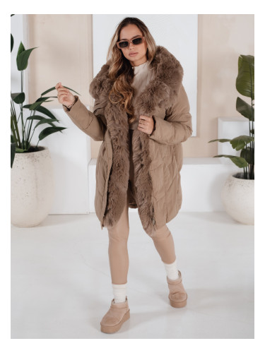 Дамско зимно яке MORISIO с качулка