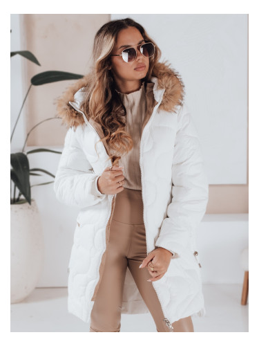 Дамско зимно яке VIRELIA бяло