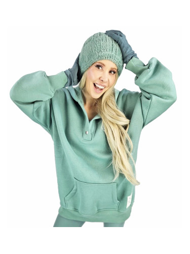 Pri Warm, smooth oversize hooded sweatshirt JANET