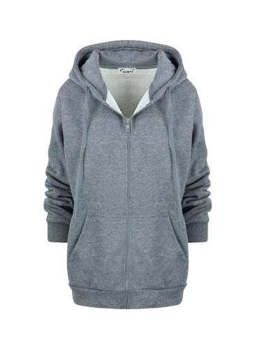 Pri Unzipped kangaroo sweatshirt with hood SELENA