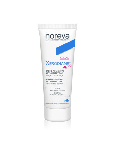Noreva Xerodiane AP+ Soothing Anti-irritation Cream хидратиращ крем за намаляване на раздразненията 40 мл.
