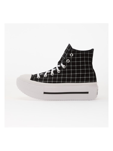 Сникърси Converse Chuck Taylor All Star Lift Double Stack Platform Plaid Hi Black/ White/ Black EUR 35