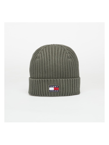 Шапка Tommy Jeans Heritage Core Beanie Pewter Green Universal