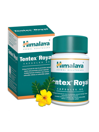 Тентекс Роял, Нехормонален сексуален стимулант за мъже, Himalaya Wellness, 60 капс