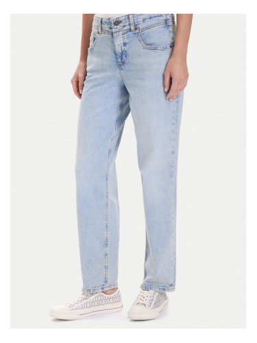 Guess Jeans Дънки W5BA3O D0027 Син Boyfriend Fit