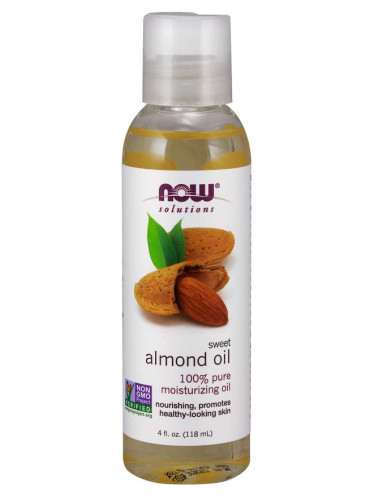 NOW - Бадемово масло - ALMOND OIL - 118 ml