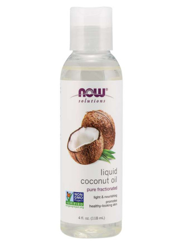NOW - Течно кокосово масло - COCONUT OIL LIQUID - 118 ml