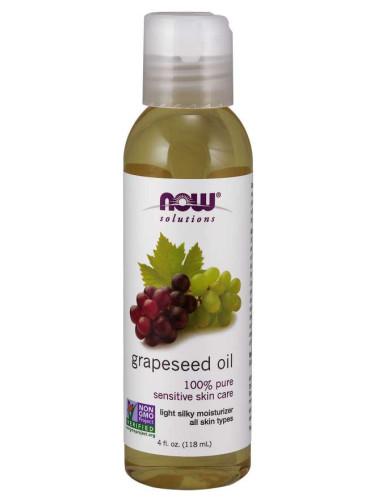 NOW - Масло от гроздови семки - GRAPESEED OIL - 118 ml