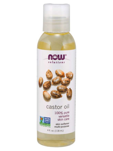NOW - Рициново масло (castor oil) - 118 ml