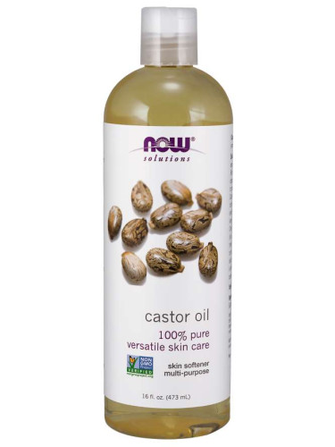 NOW - Рициново масло (castor oil) - 473 ml