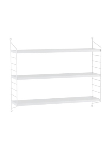 Strängnäs модулен стенен рафт бял []