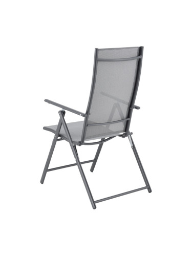 Комплект градински столове Kalamata от 2 светло сиви []