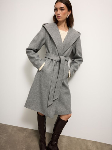 Mohito - Палто с колан - сиво