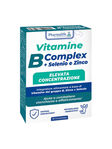 ФАРМАЛАЙФ ВИТАМИН B КОМПЛЕКС + СЕЛЕН И ЦИНК таблетки * 60
