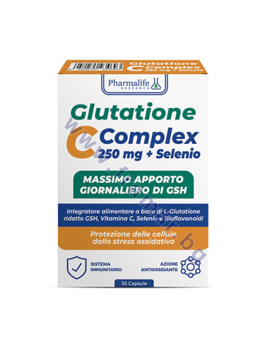 ФАРМАЛАЙФ ГЛУТАТИОН КОМПЛЕКС С ВИТАМИН C, СЕЛЕН И ХЕСПЕРИДИН капсули * 30