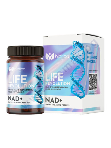 ЛАЙФ РЕВОЛЮШЪН NAD+ капсули * 60 БИОТИКА