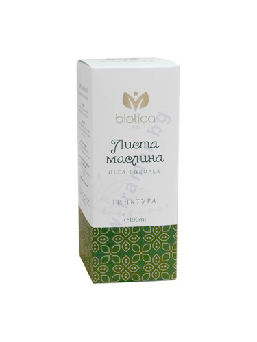 МАСЛИНА ЛИСТА тинктура 100 мл БИОТИКА