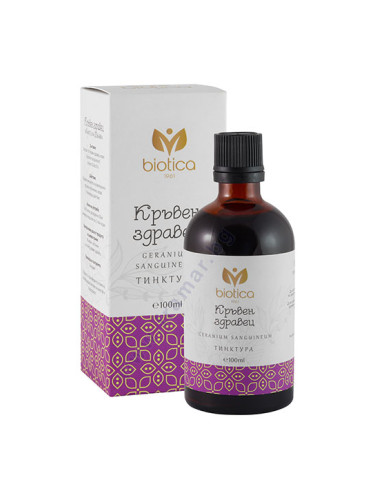 КРЪВЕН ЗДРАВЕЦ тинктура 100 мл БИОТИКА