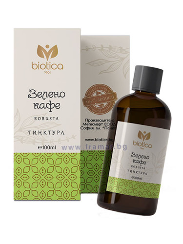 ЗЕЛЕНО КАФЕ тинктура 100 мл БИОТИКА